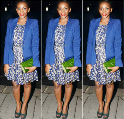 Check Out Genevieve Nnaji Outfit To London Fashion Week