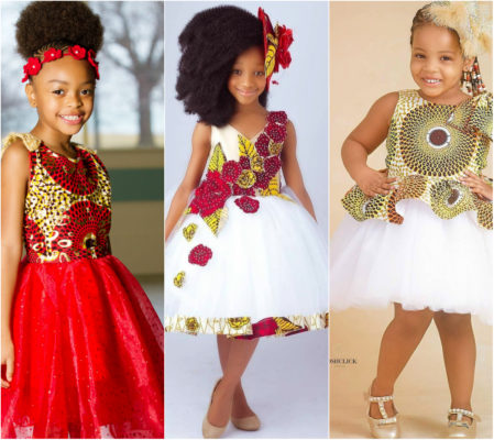 Super Cute Lace Styles For Children You Can Make With Ankara African Print