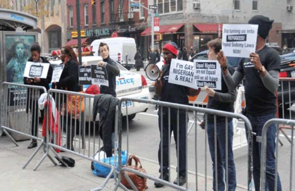 London Rally Against Nigeria's Anti-gay Law