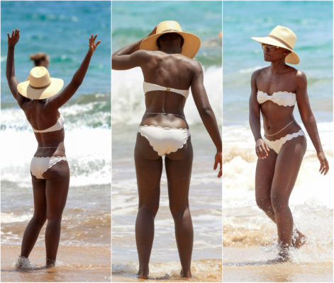 Lupita Nyong’o Shows Off Toned Bikini Body In Hawaii