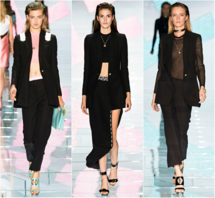 Gorgeous Black Pieces From Versace Spring Ready To Wear Collection