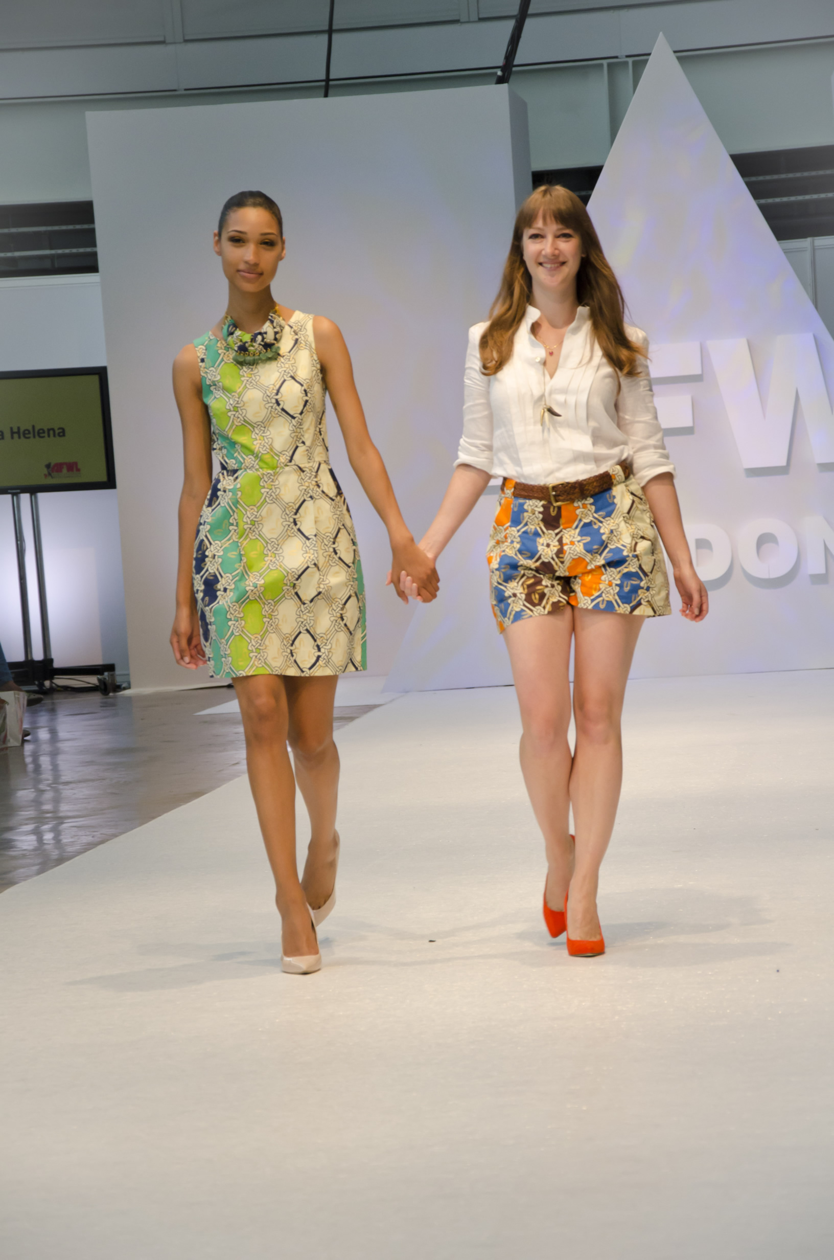 Njema Helena's Stunning African Print Styles Shine at Africa Fashion Week London 2014"