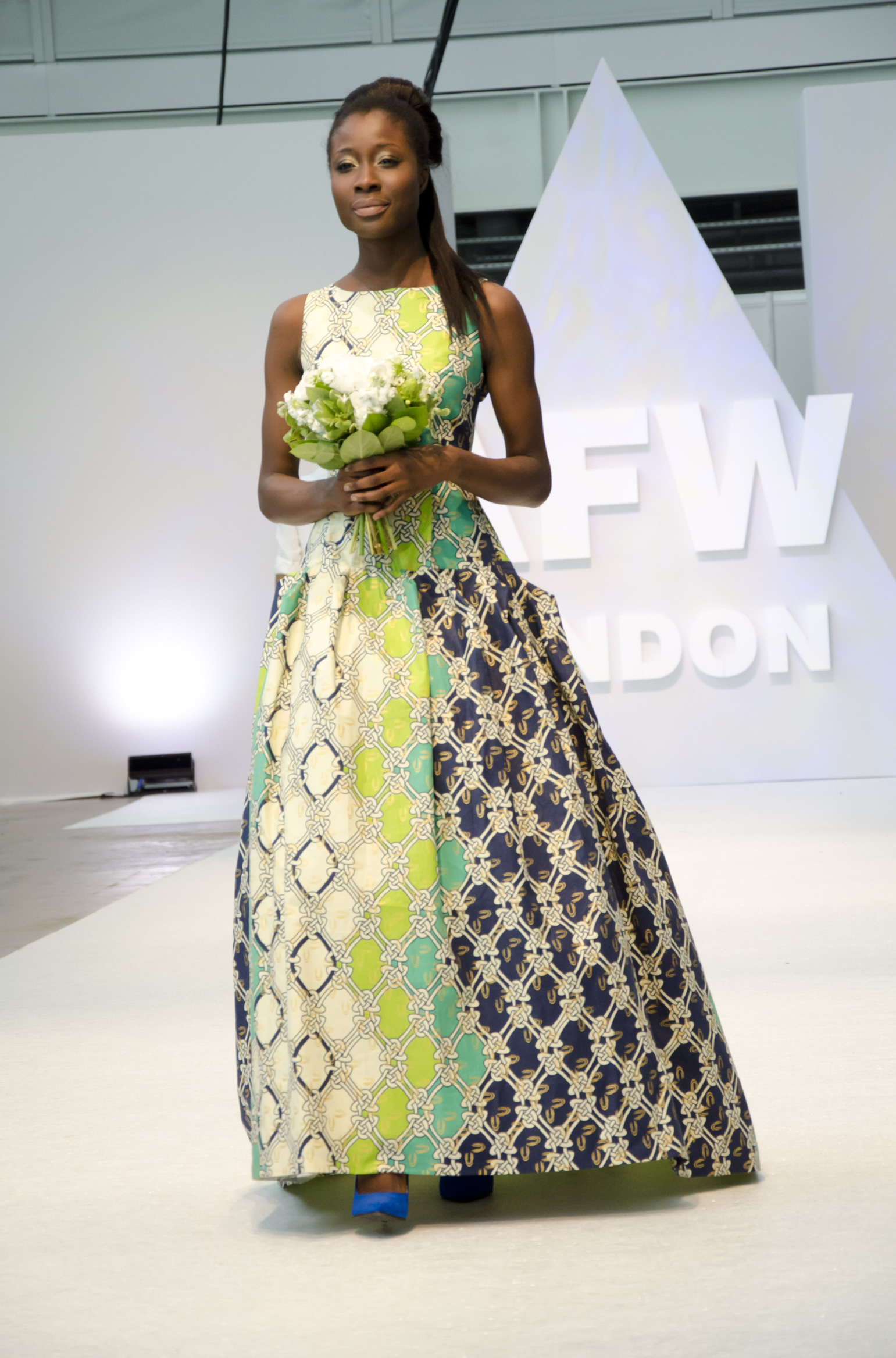 Njema Helena's Stunning African Print Styles Shine at Africa Fashion Week London 2014"