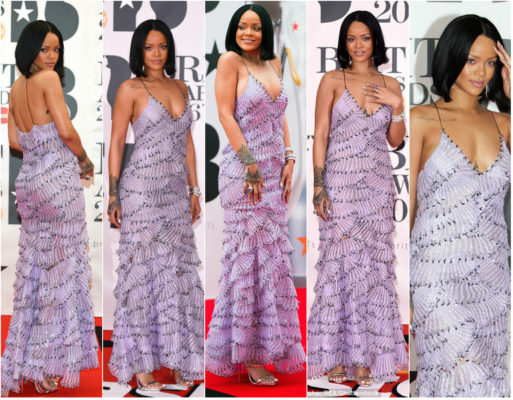 Rihanna Ruled The Red Carpet At BRIT Awards 2016