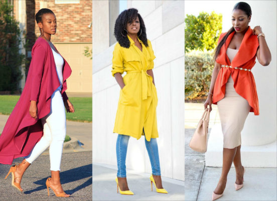 10 Ways To Rock Waterfall Jackets From Fashionistas' Look Books