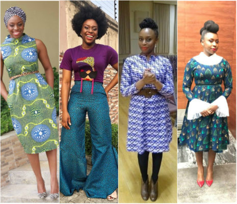 Check Out These Beautiful Ankara Styles From Chimamanda Ngozi Adichie