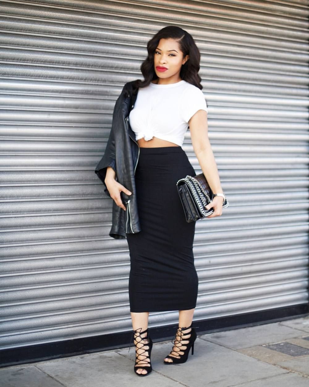 How To Style Black And White Outfits With Shirley B Eniang