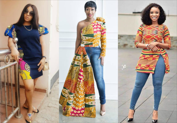 Jeans And Ankara Combination Styles For Women