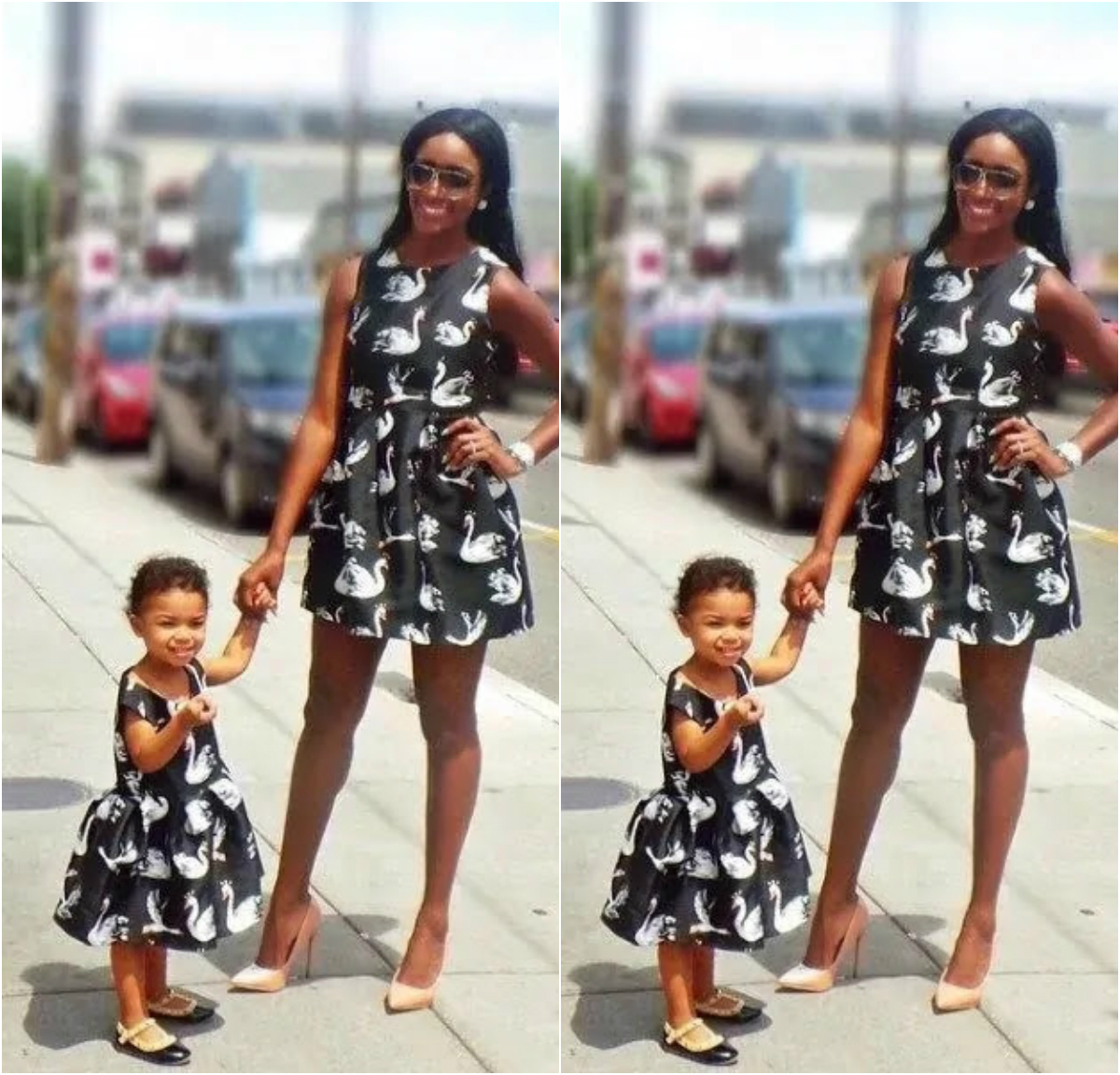 Ankara Twinning: Mother And Daughter Matching Styles