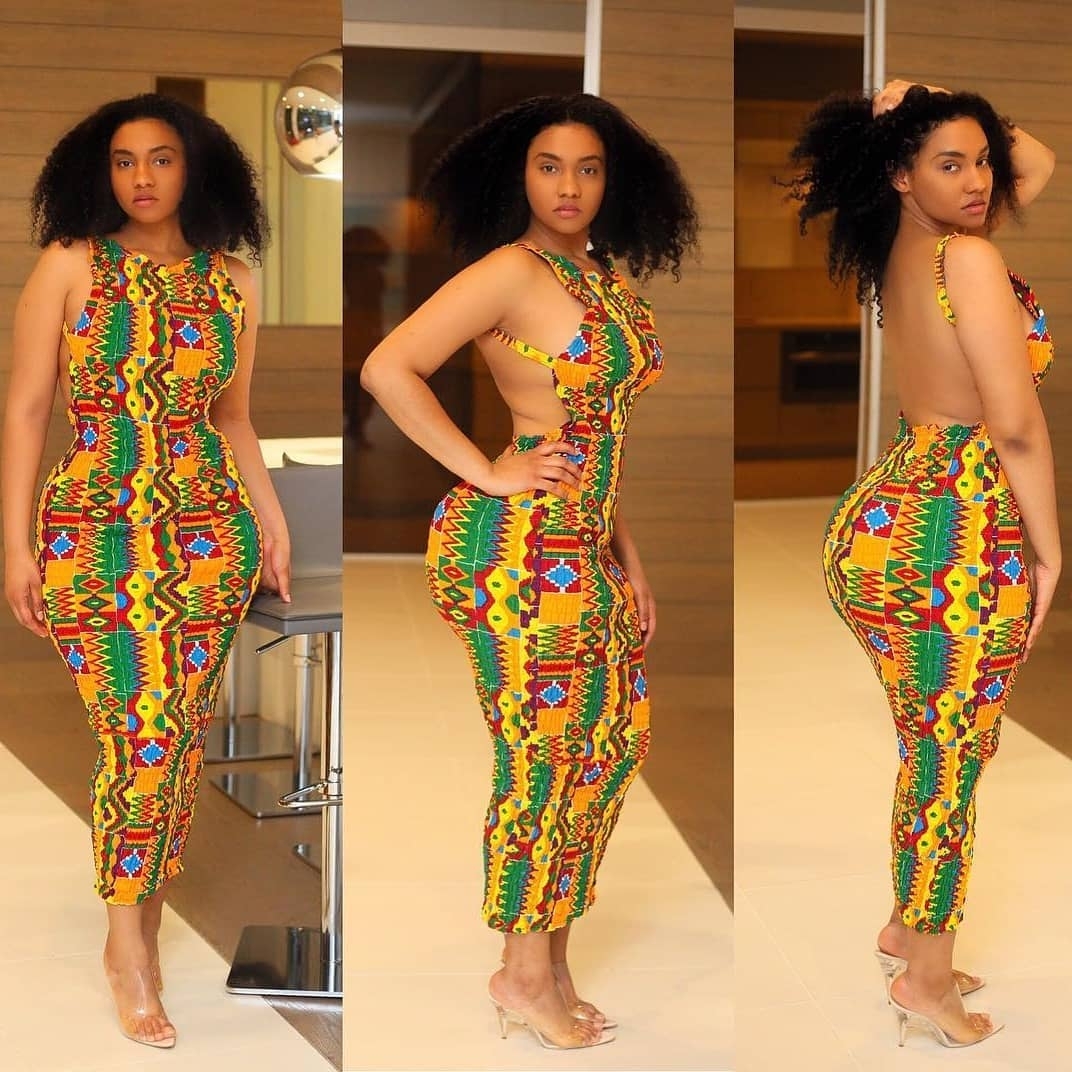 backless Ankara Styles For African Ladies