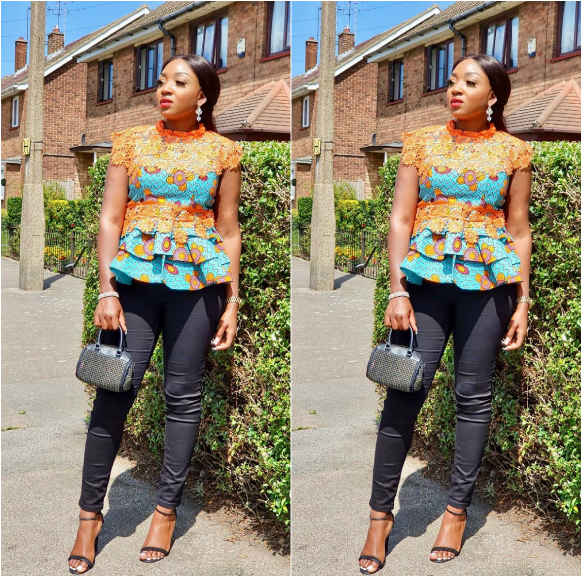 ankara top and jean ankara Styles For African Ladies