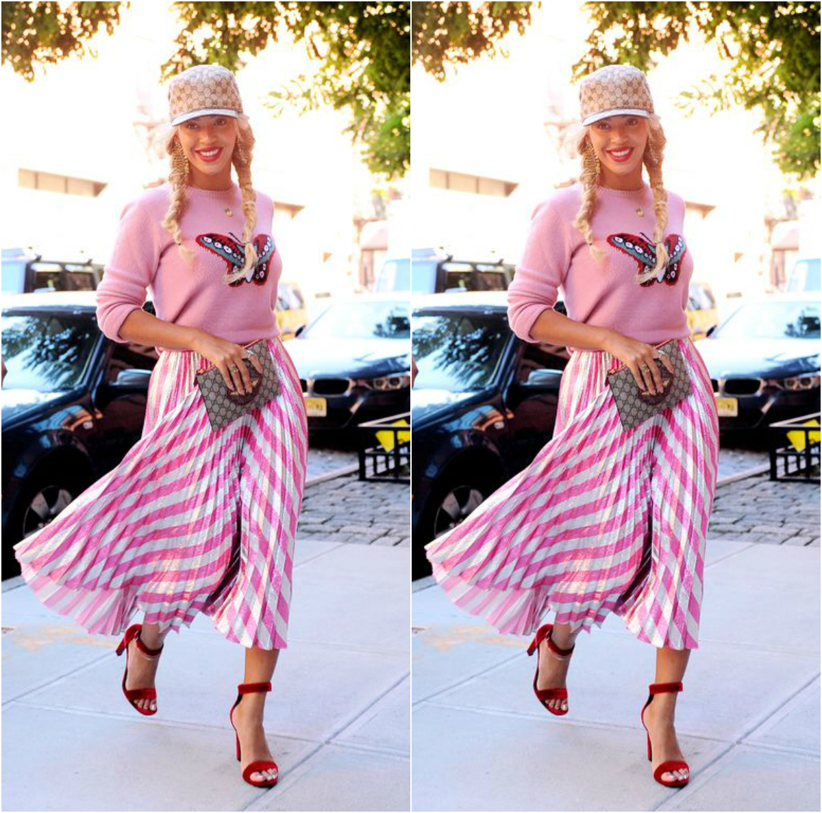 Times Beyonce Rocked Stripes And Looked Gorgeous