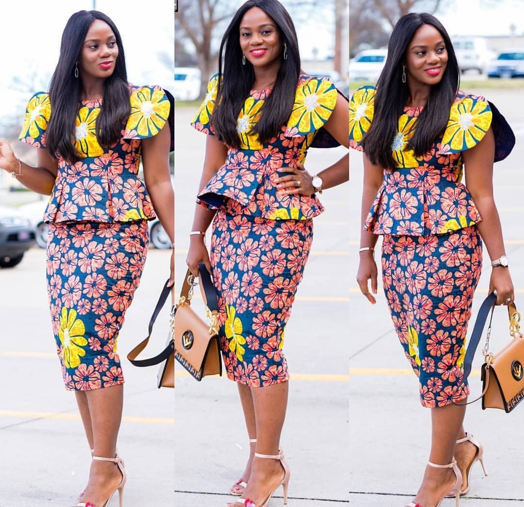 106 Unique And Stylish Skirt And Blouse Styles For African Women