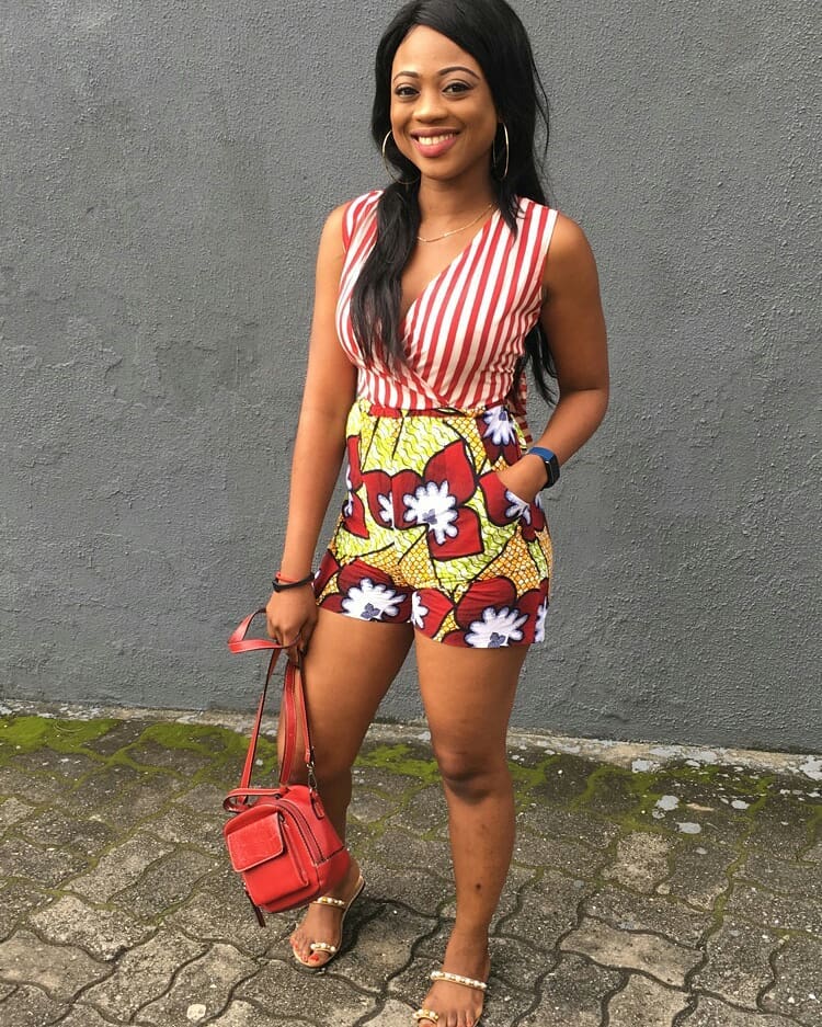 11 Hottest Ankara Playsuits For Trendy Ladies And Teenagers