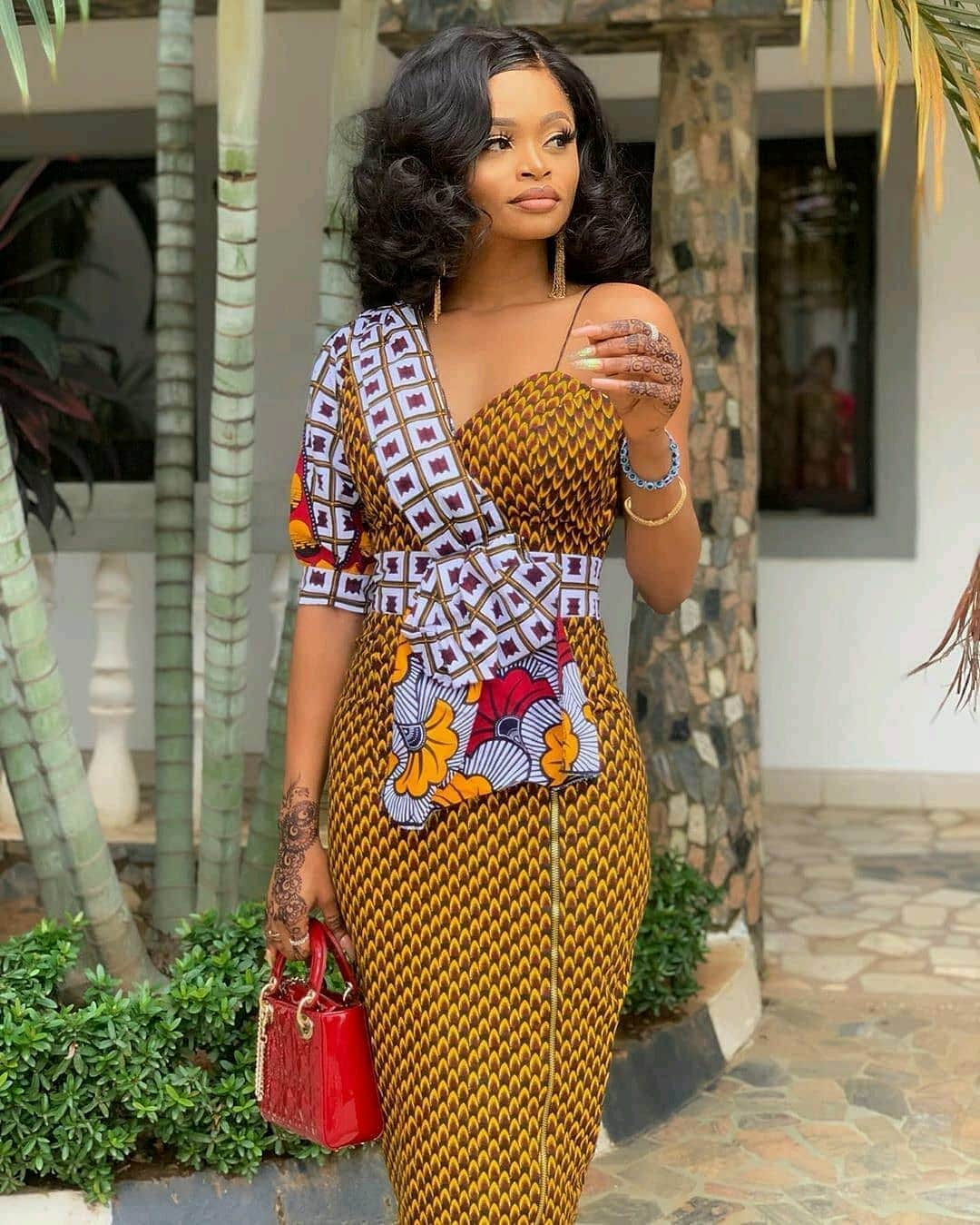 Beautiful One Shoulder Ankara Dresses For Ladies With Style