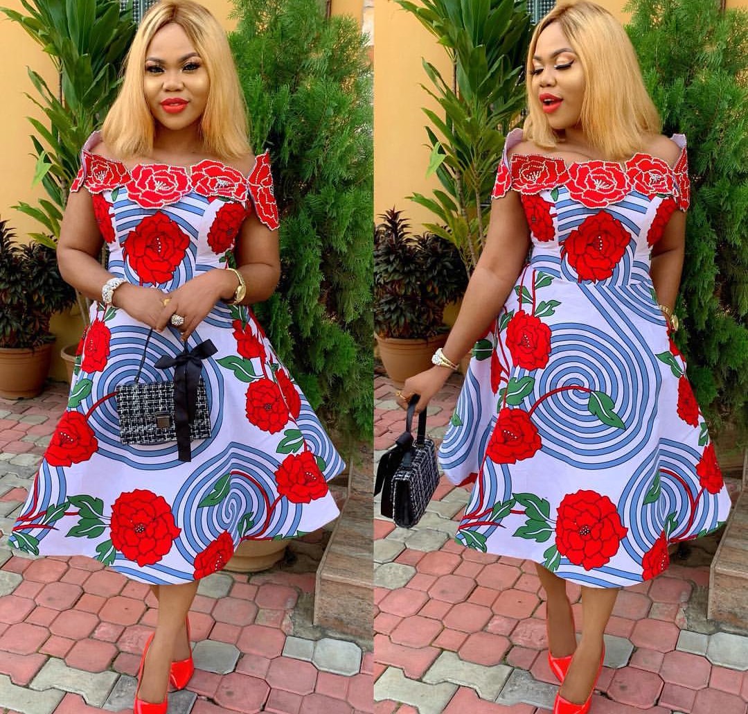 Stylish Ankara Short Dresses For Ladies