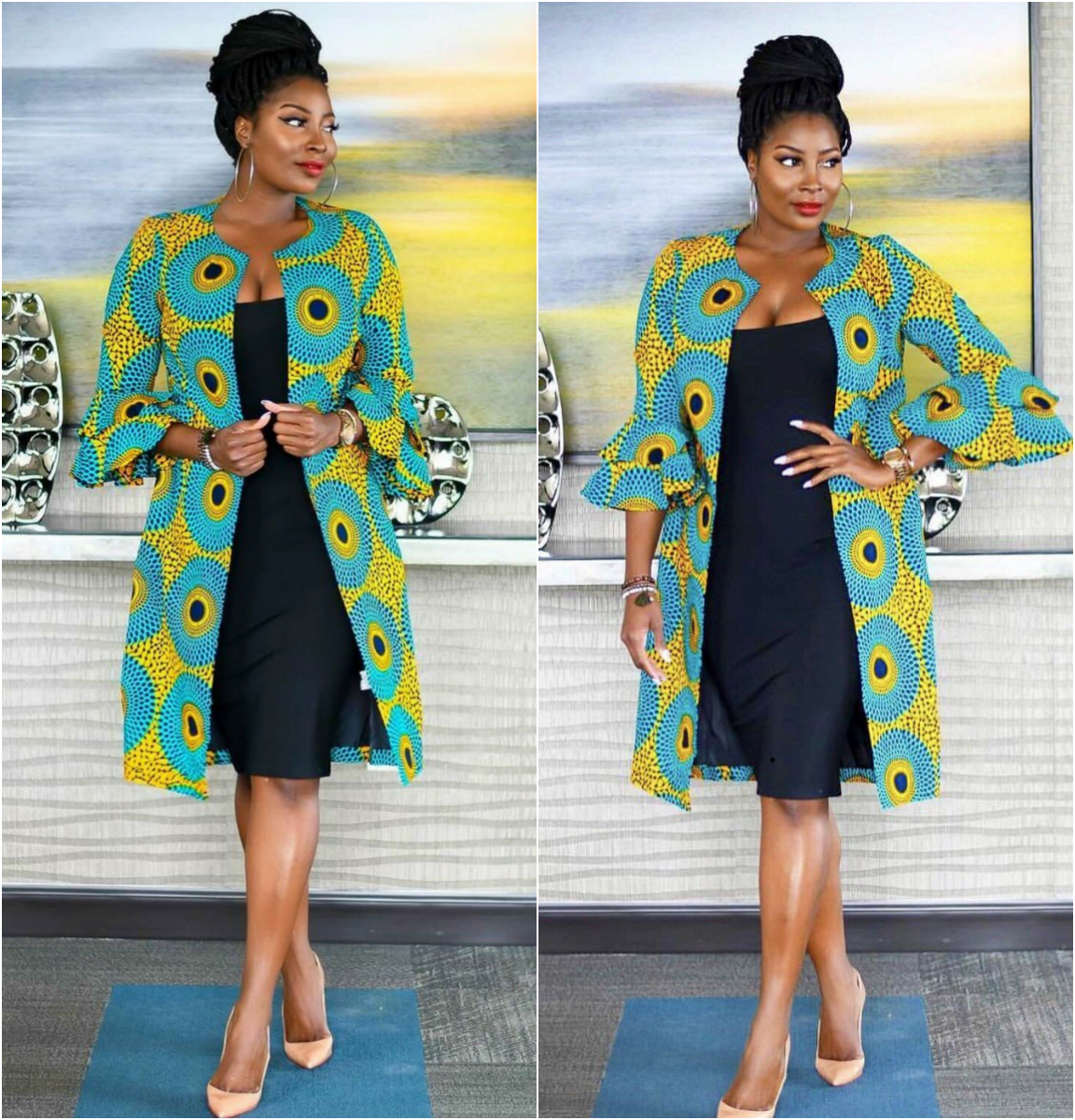 Amazing Ankara Kimono Jackets From Irony Of Ashi's Wardrobe