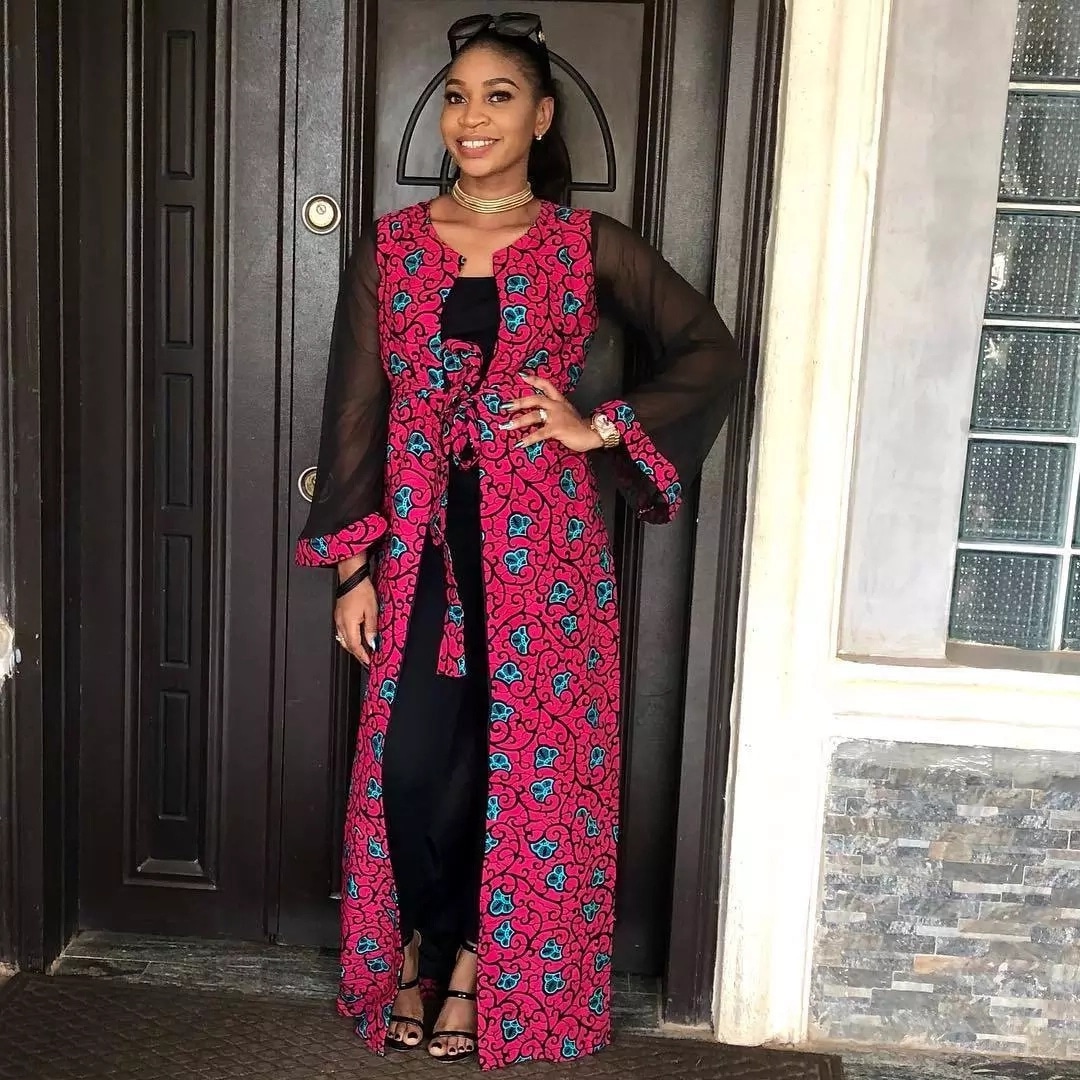 30 Ankara Kimono Jackets For Every Fashionista