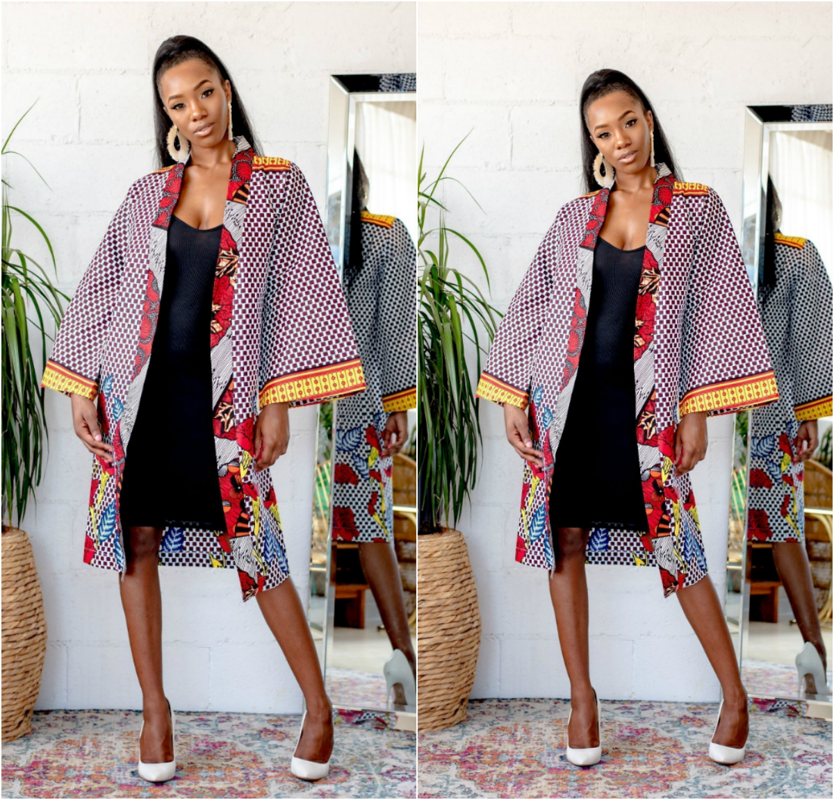 30 Ankara Kimono Jackets For Every Fashionista