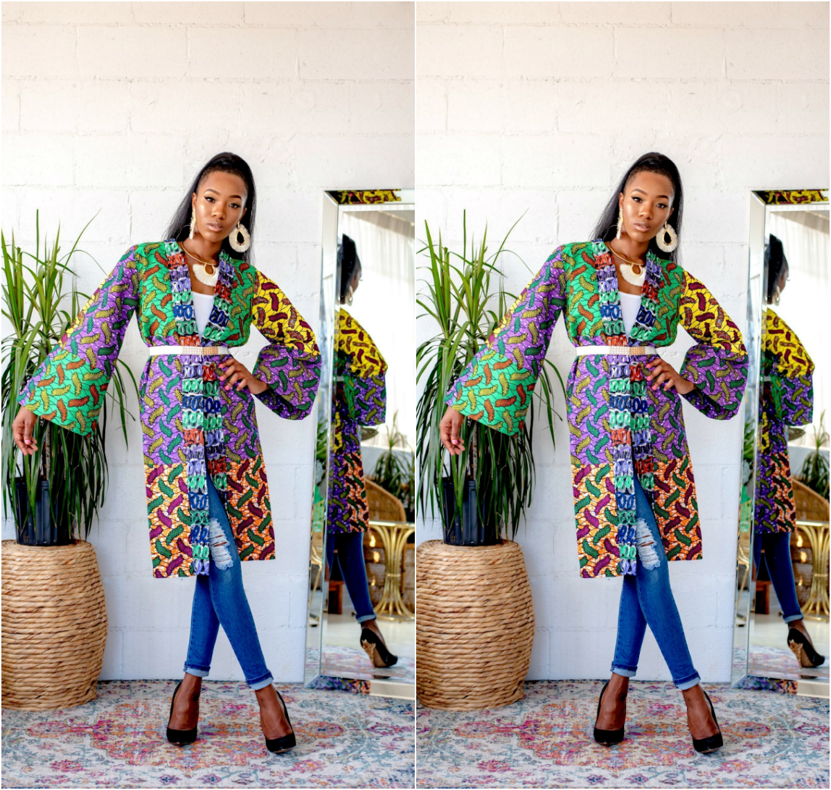 Ankara Kimono Jackets For Every Fashionista