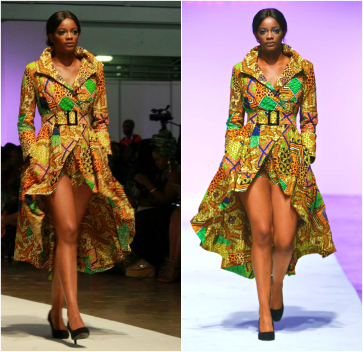 Ankara Shorts With Long Jacket: Elegant In Prints