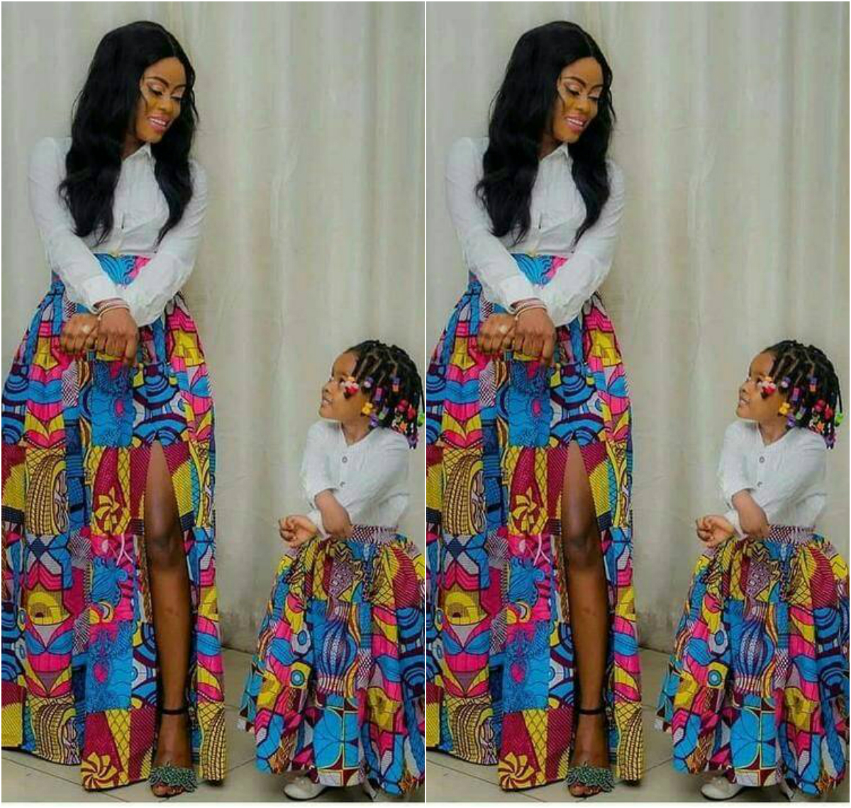 35 Super Stylish African Mother And Daugther Outfits