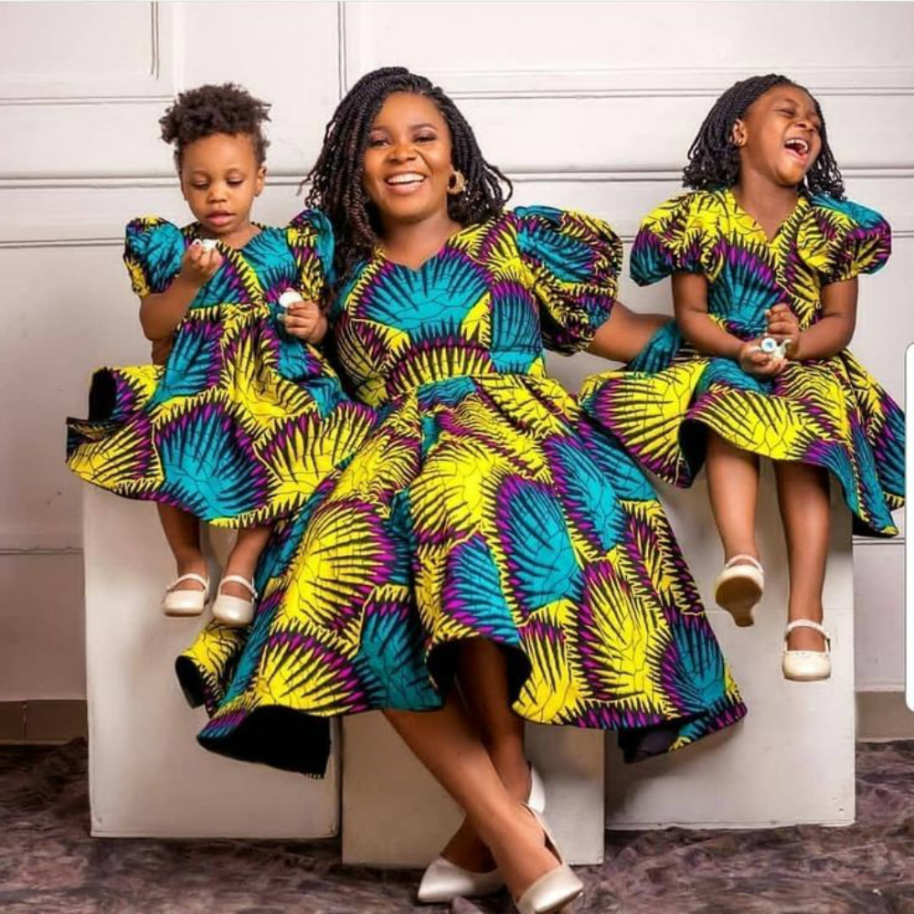 35 Super Stylish African Mother And Daugther Outfits