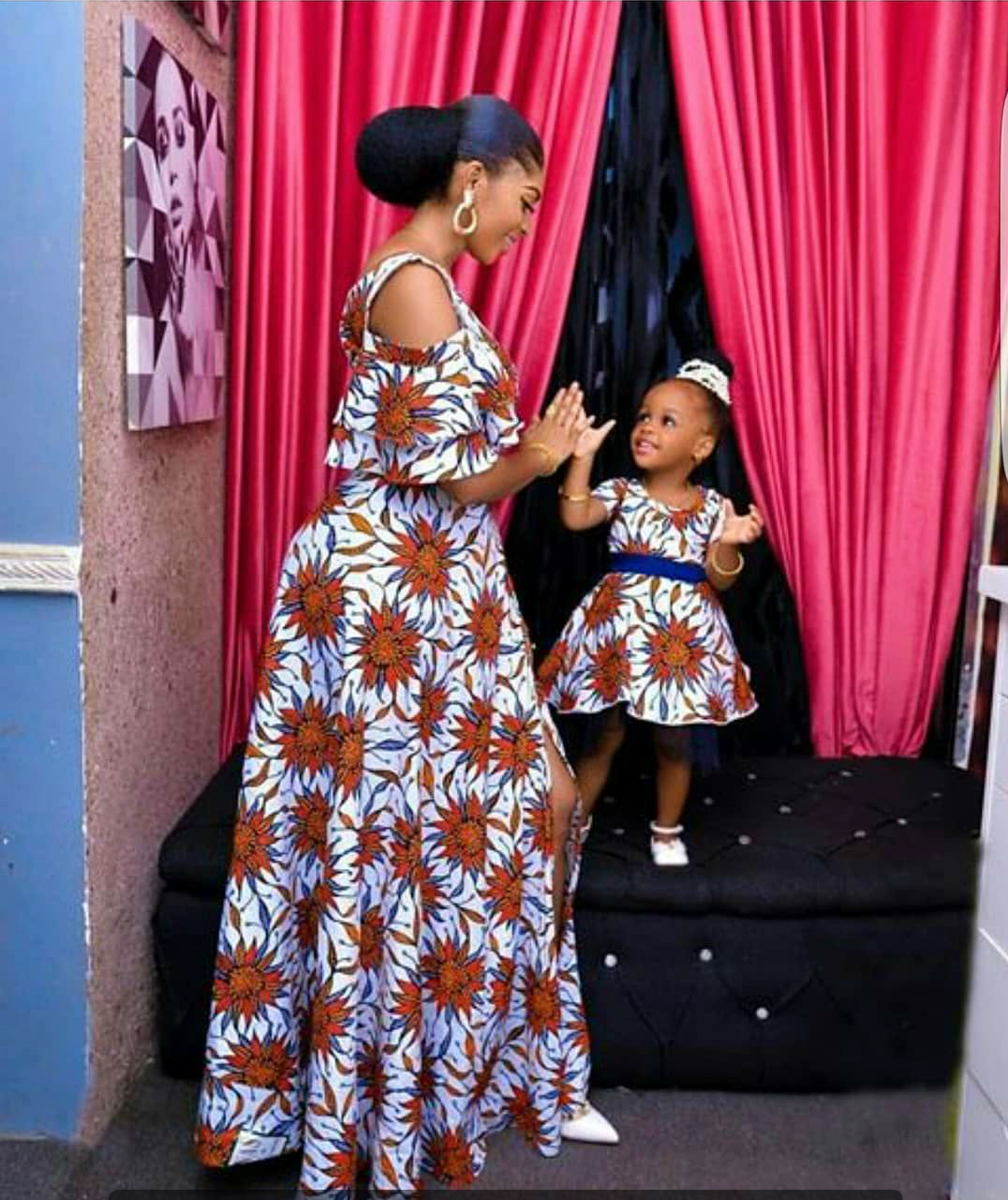 35 Super Stylish African Mother And Daugther Outfits