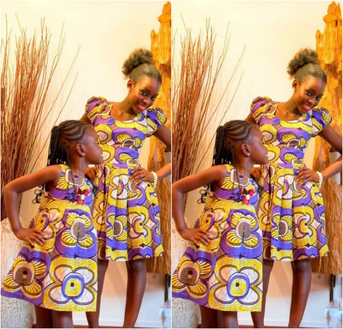 Ankara Fashion Feast: Coordinated Mother-Daughter Look