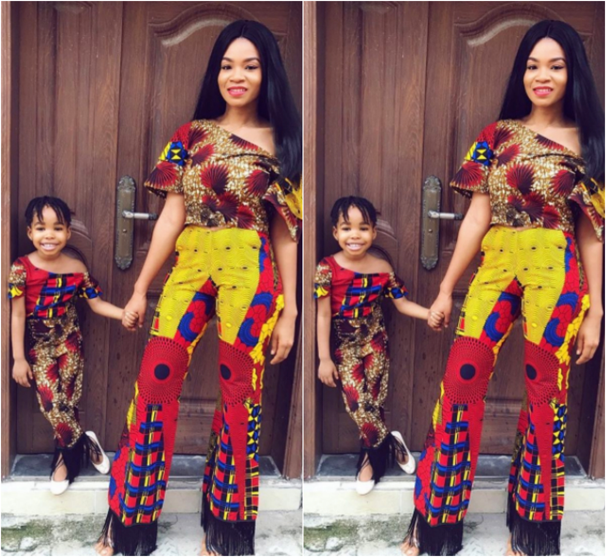 Ankara Fashion Feast: Coordinated Mother-Daughter Look