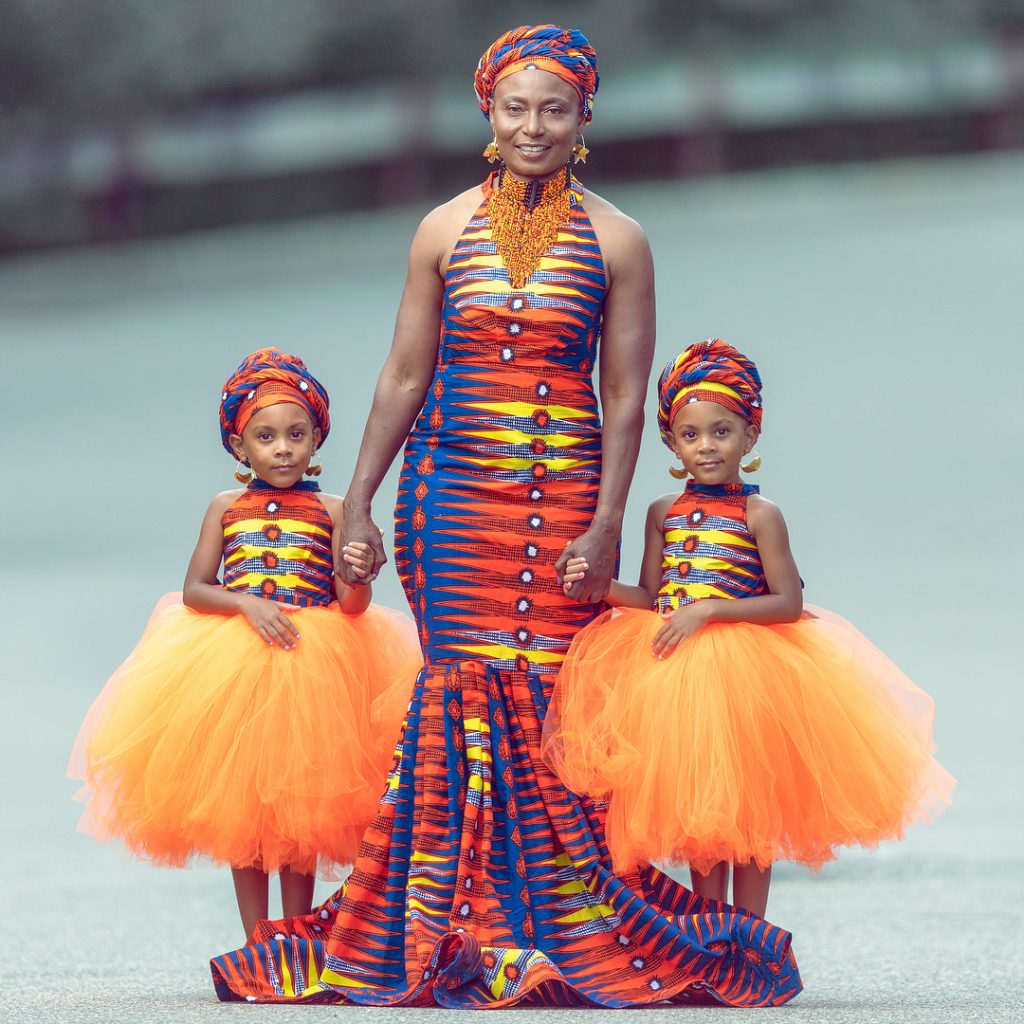 Ankara Fashion Feast: Coordinated Mother-Daughter Look