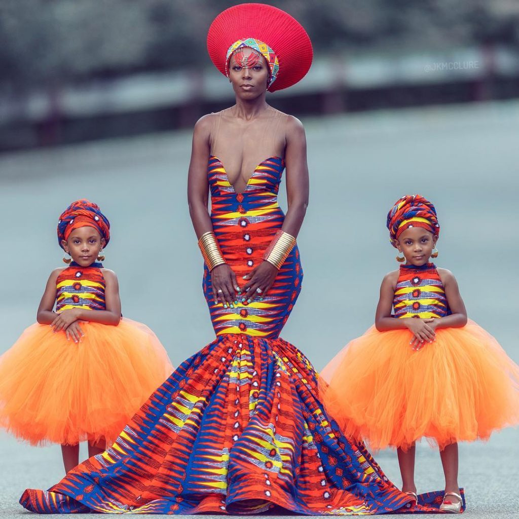 Ankara Fashion Feast: Coordinated Mother-Daughter Look