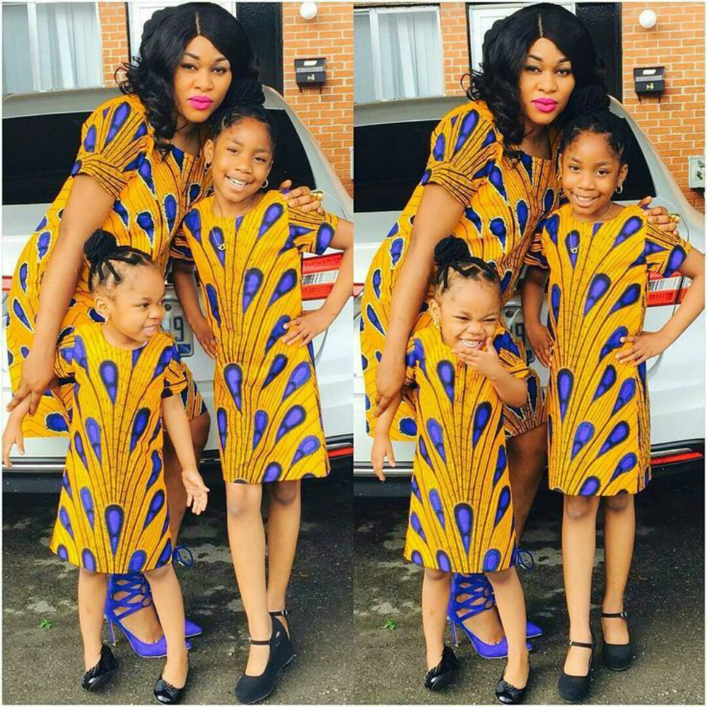 Ankara Fashion Feast: Coordinated Mother-Daughter Look