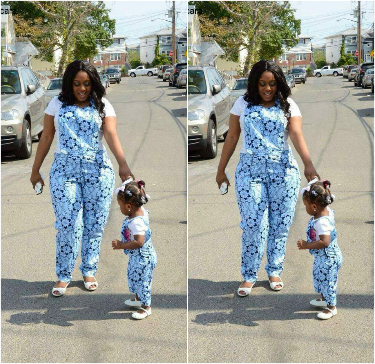 Ankara Twinning: Mother And Daughter Matching Styles