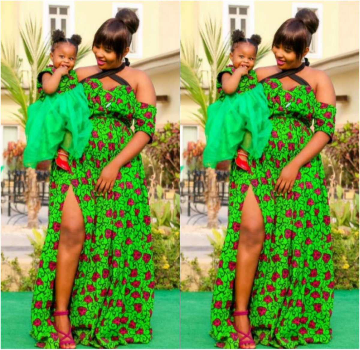 Ankara Twinning: Mother And Daughter Matching Styles