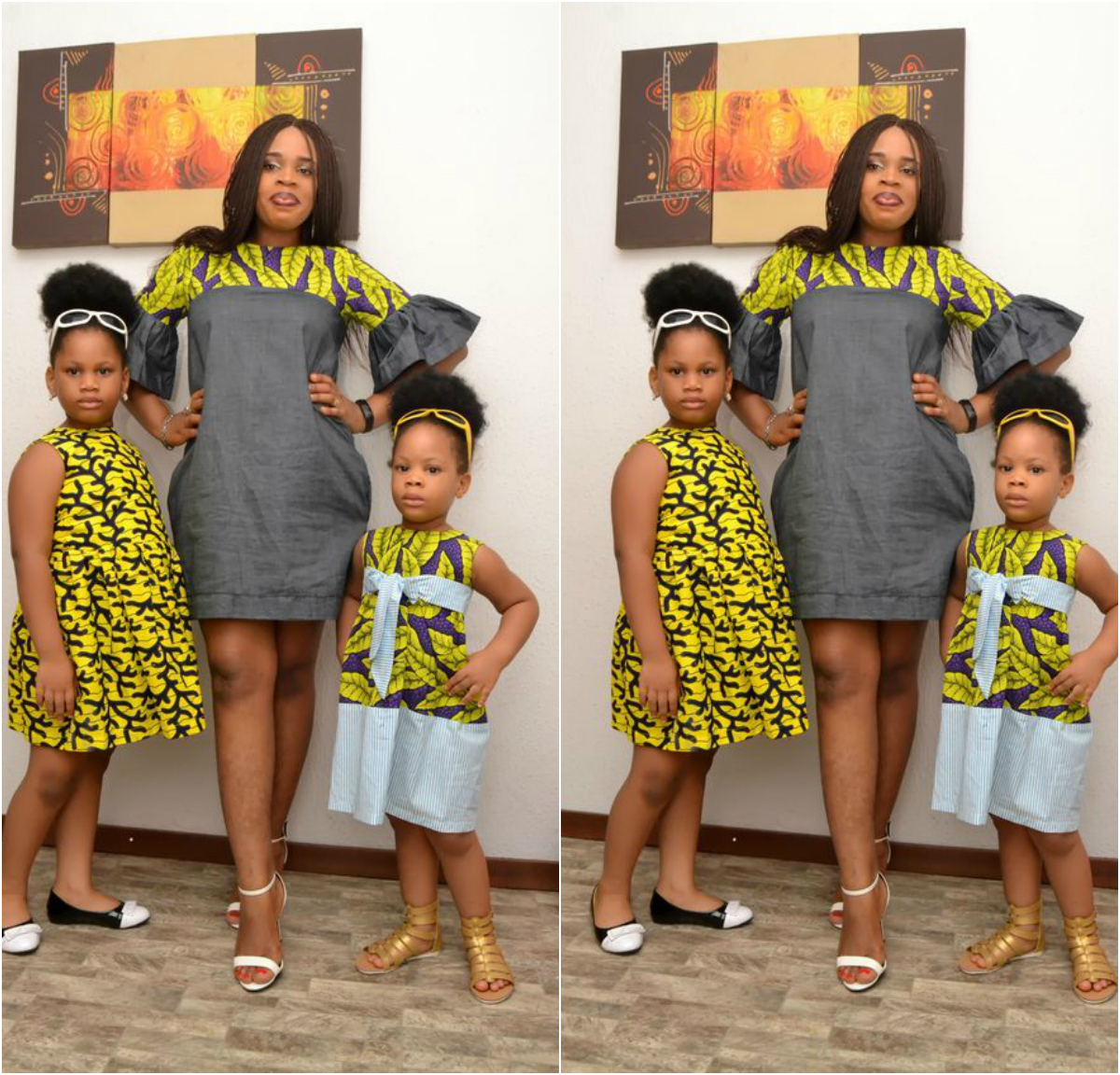 Ankara Twinning: Mother And Daughter Matching Styles