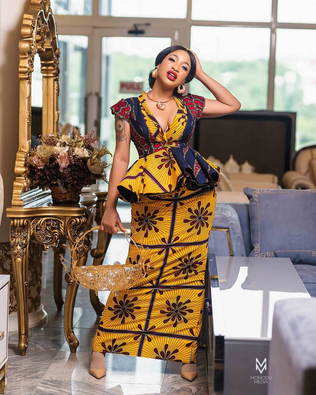 Remarkable African Print Styles From Tonto Dikeh's Wardrobe