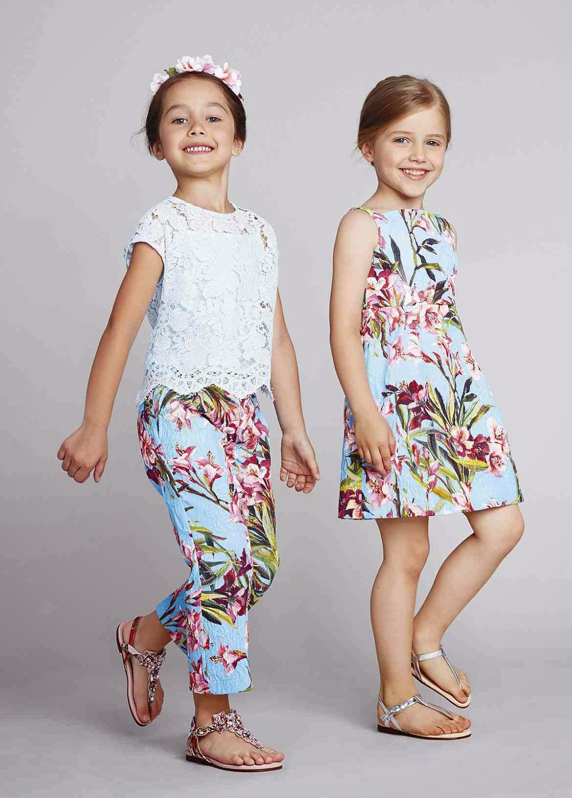 Super Cute And Latest Floral Print Outfits Little Girls