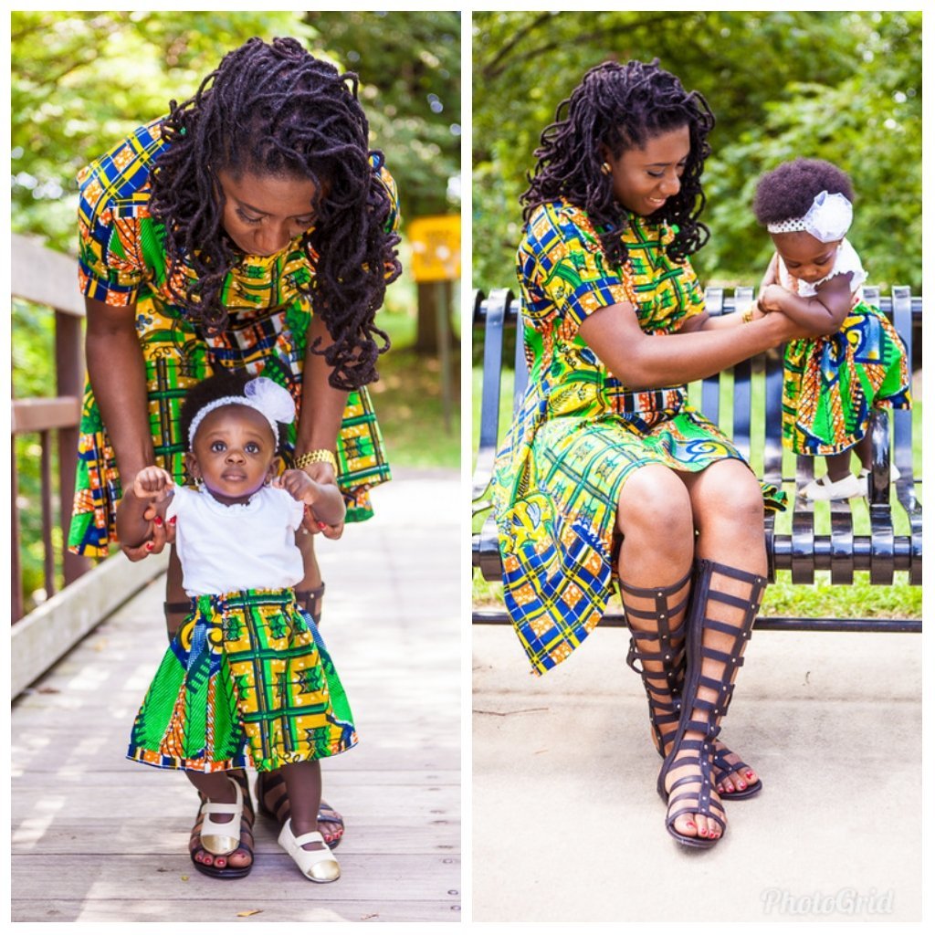 Too Cute: 25 Ankara Mother And Daughter Matching Outfits