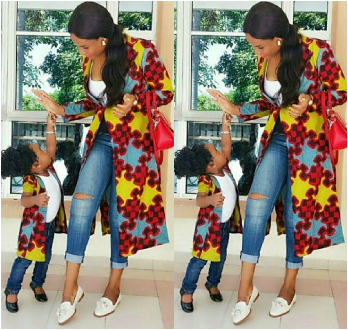 Too Cute: 25 Ankara Mother And Daughter Matching Outfits