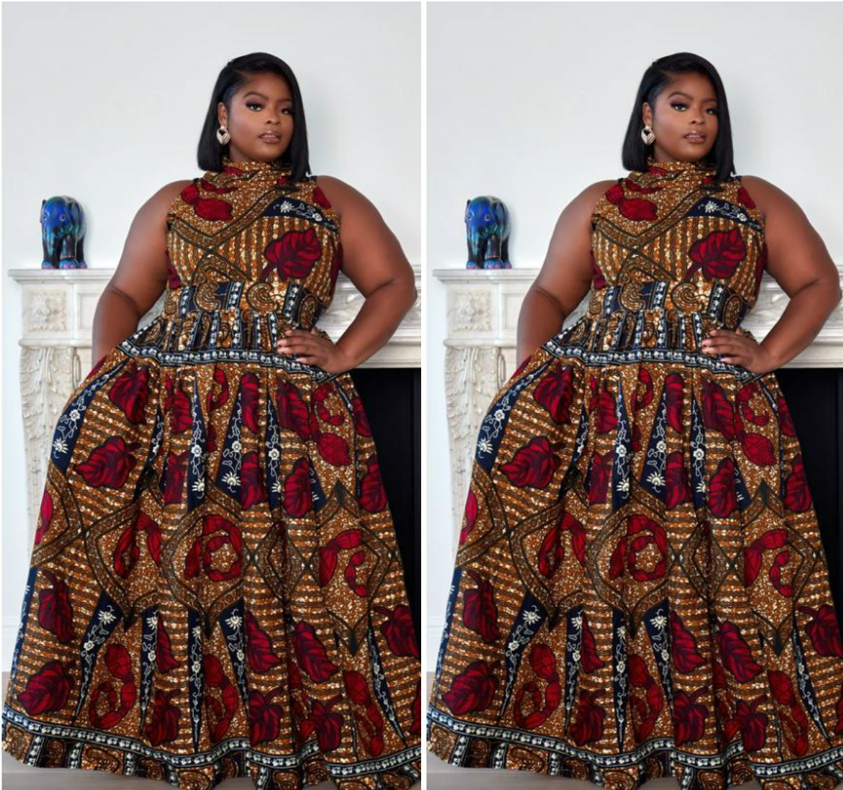 Ankara African Print Styles For Plus Size Women