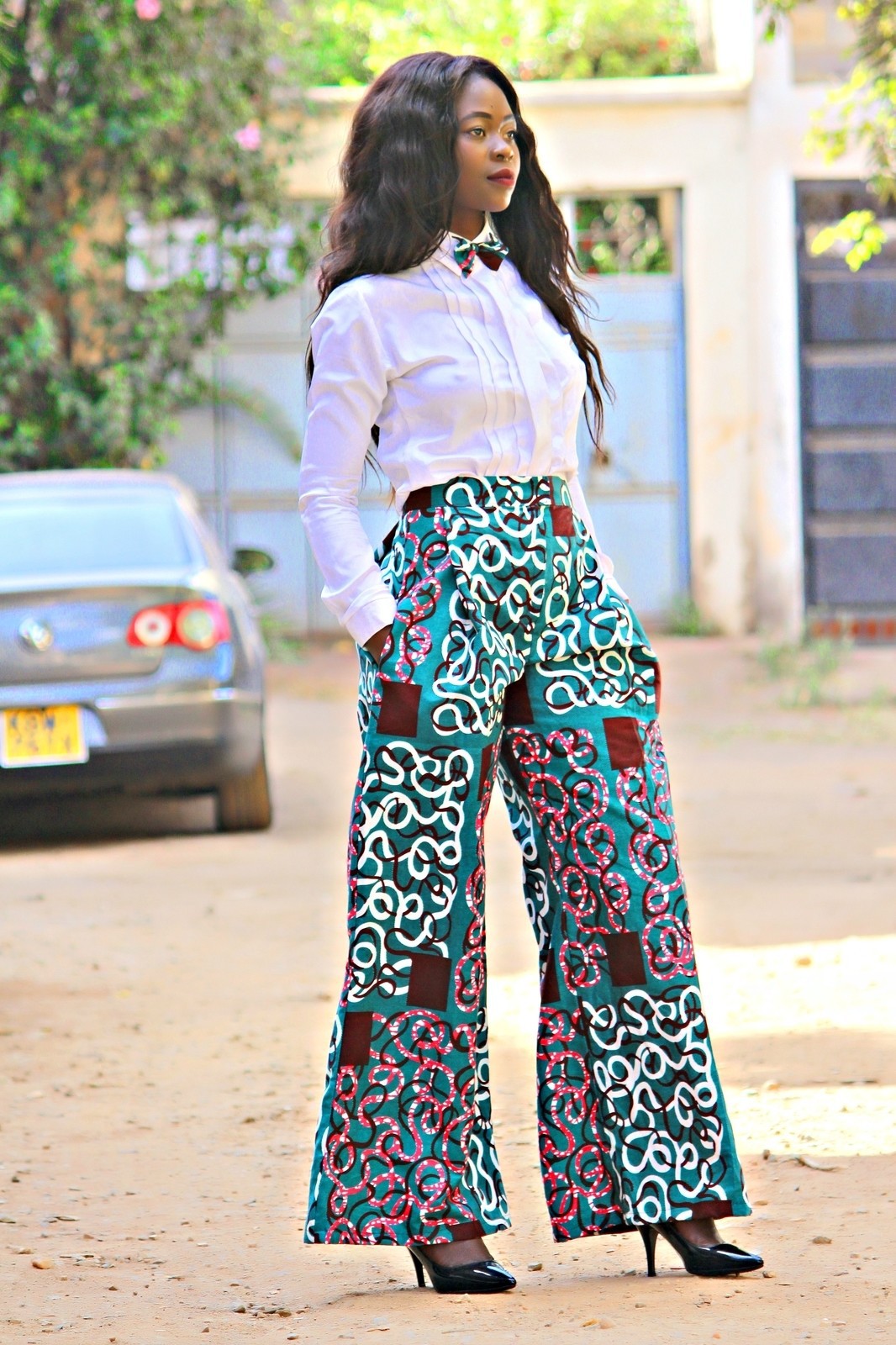  Ways African Women Are Rocking Ankara Palazzo Trousers With Tops