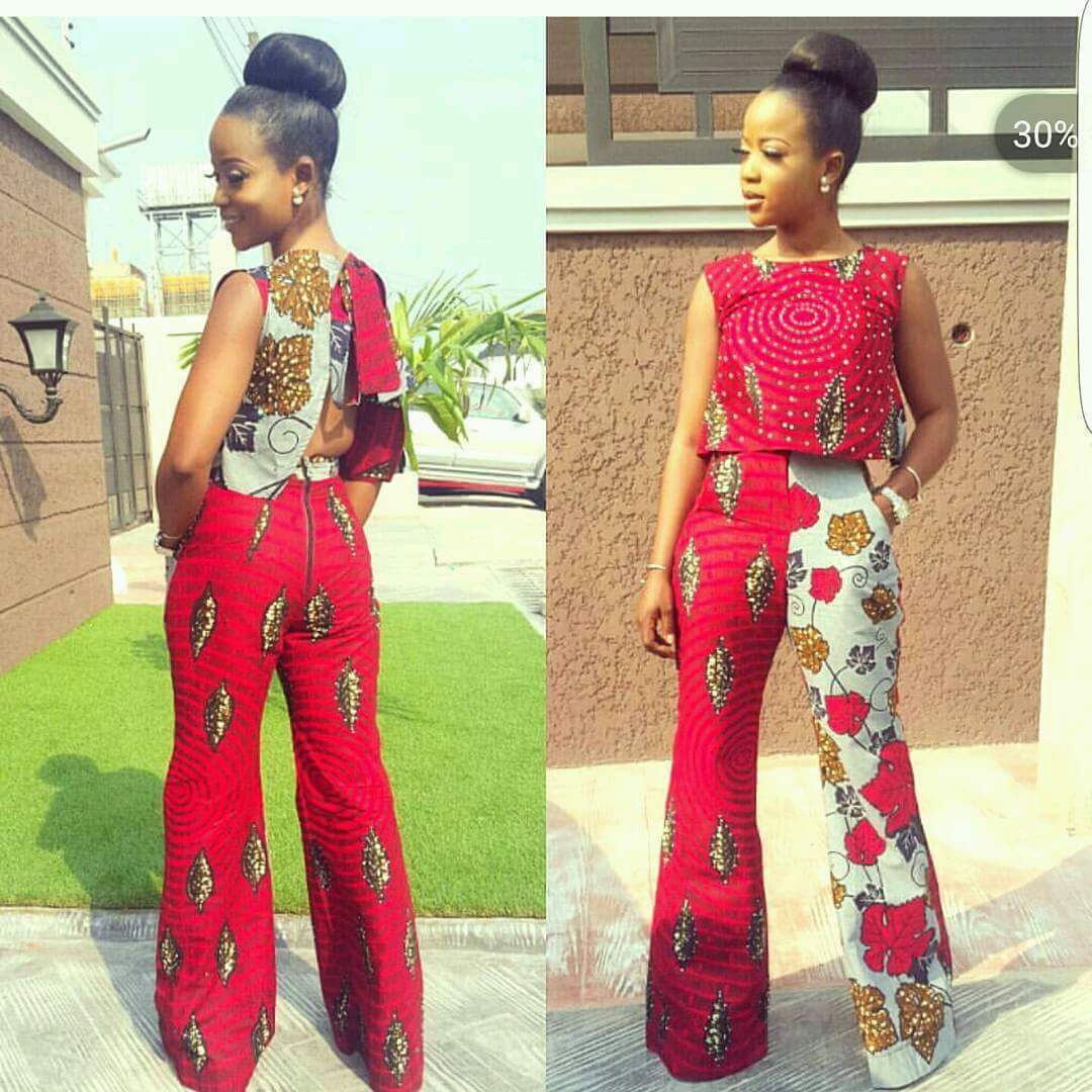  Ways African Women Are Rocking Ankara Palazzo Trousers With Tops