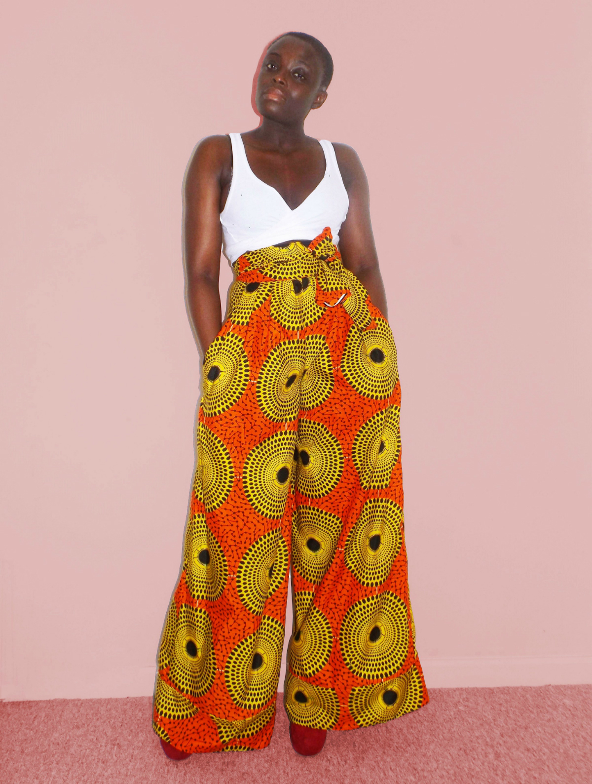 Ways African Women Are Rocking Ankara Palazzo Trousers With Tops