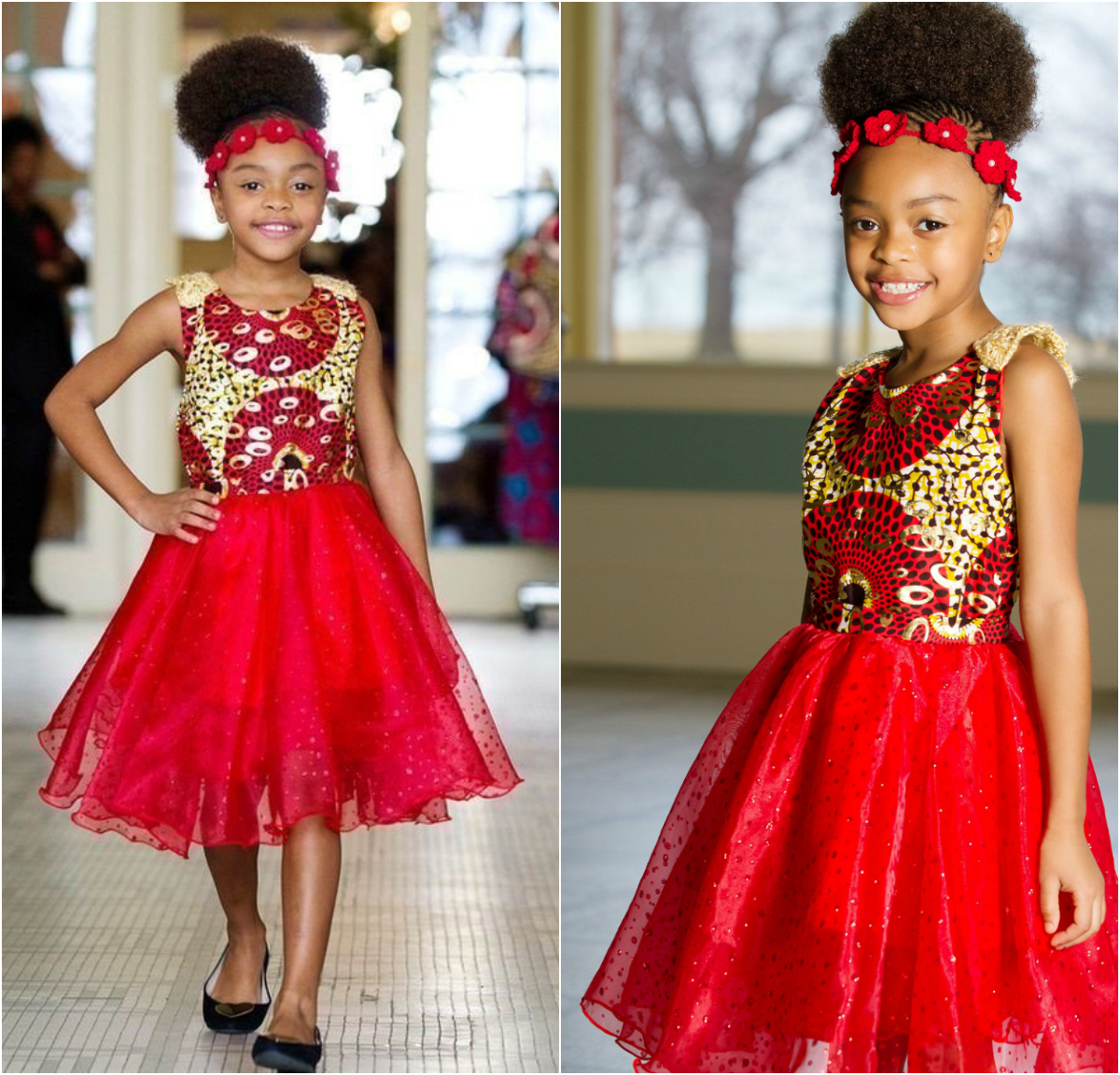 Super Cute Lace Styles For Children You Can Make With Ankara African Print