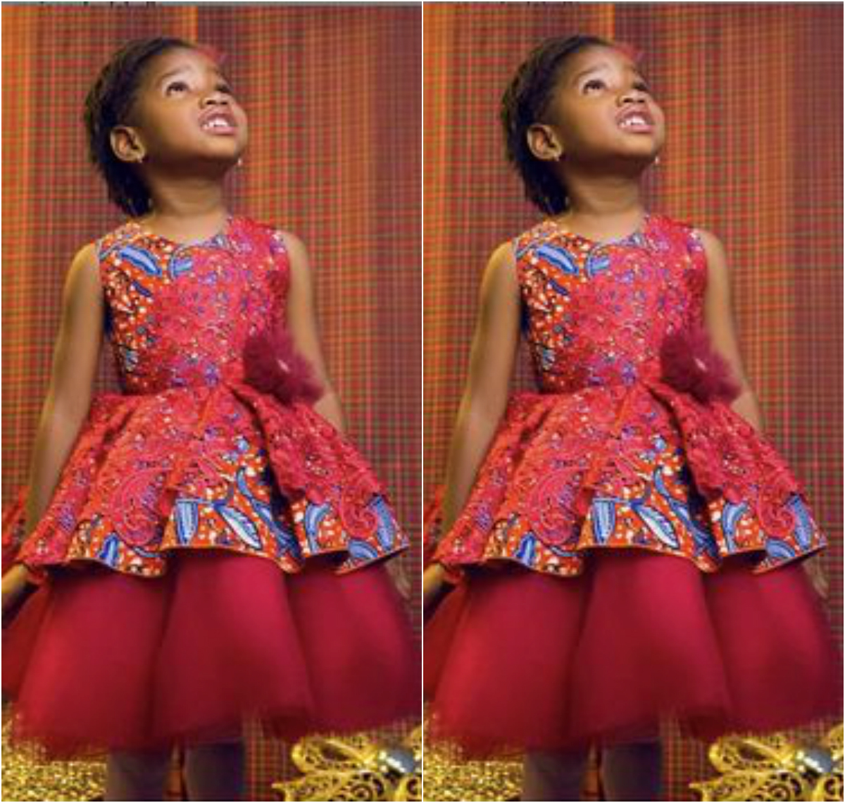 Super Cute Lace Styles For Children You Can Make With Ankara African Print