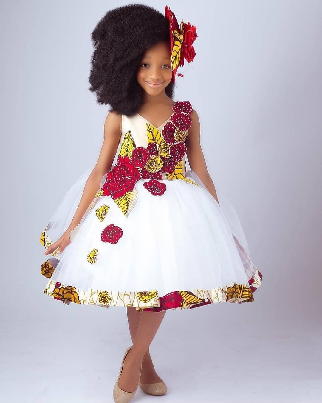 Super Cute Lace Styles For Children You Can Make With Ankara African Print