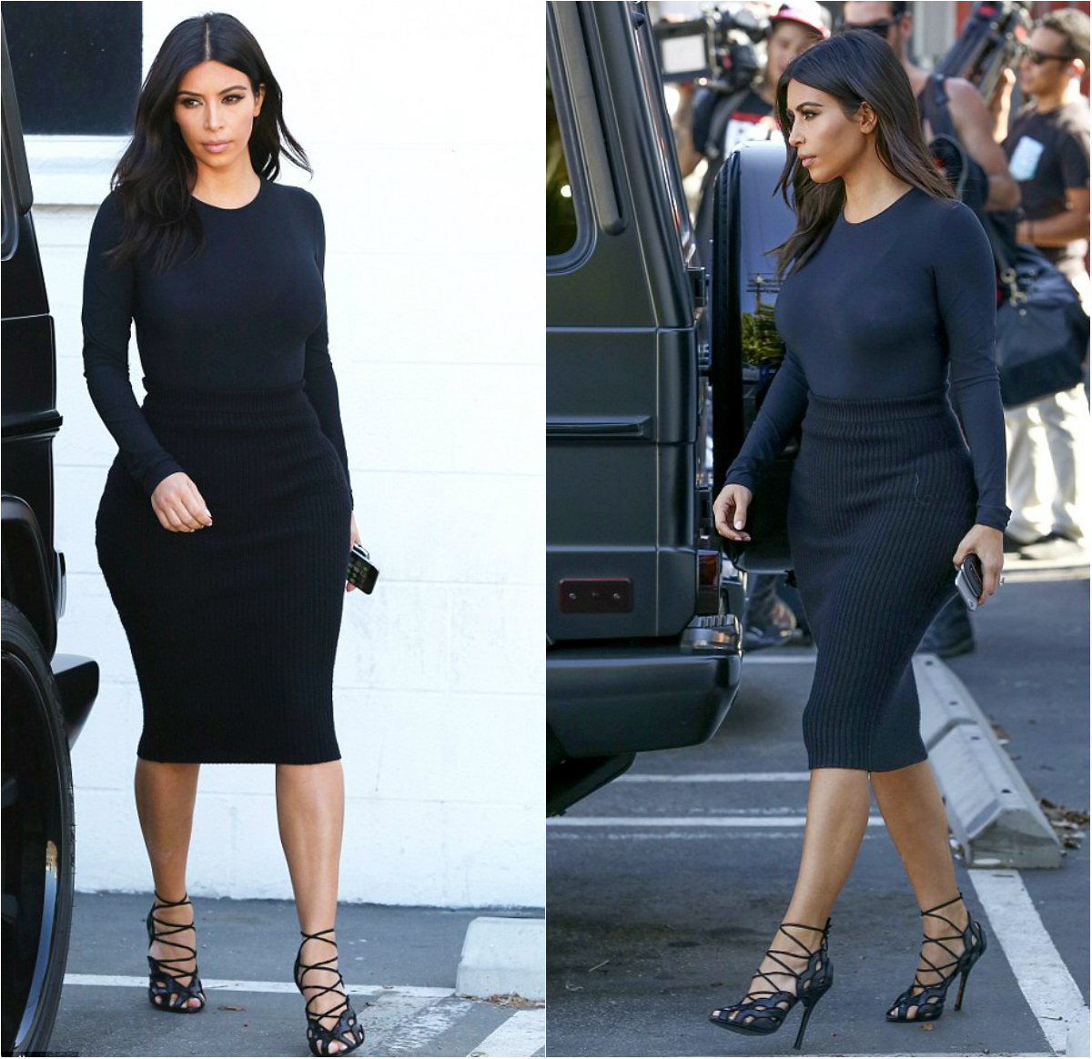 Ways To Rock A Black Dress Like Kim Kardashian