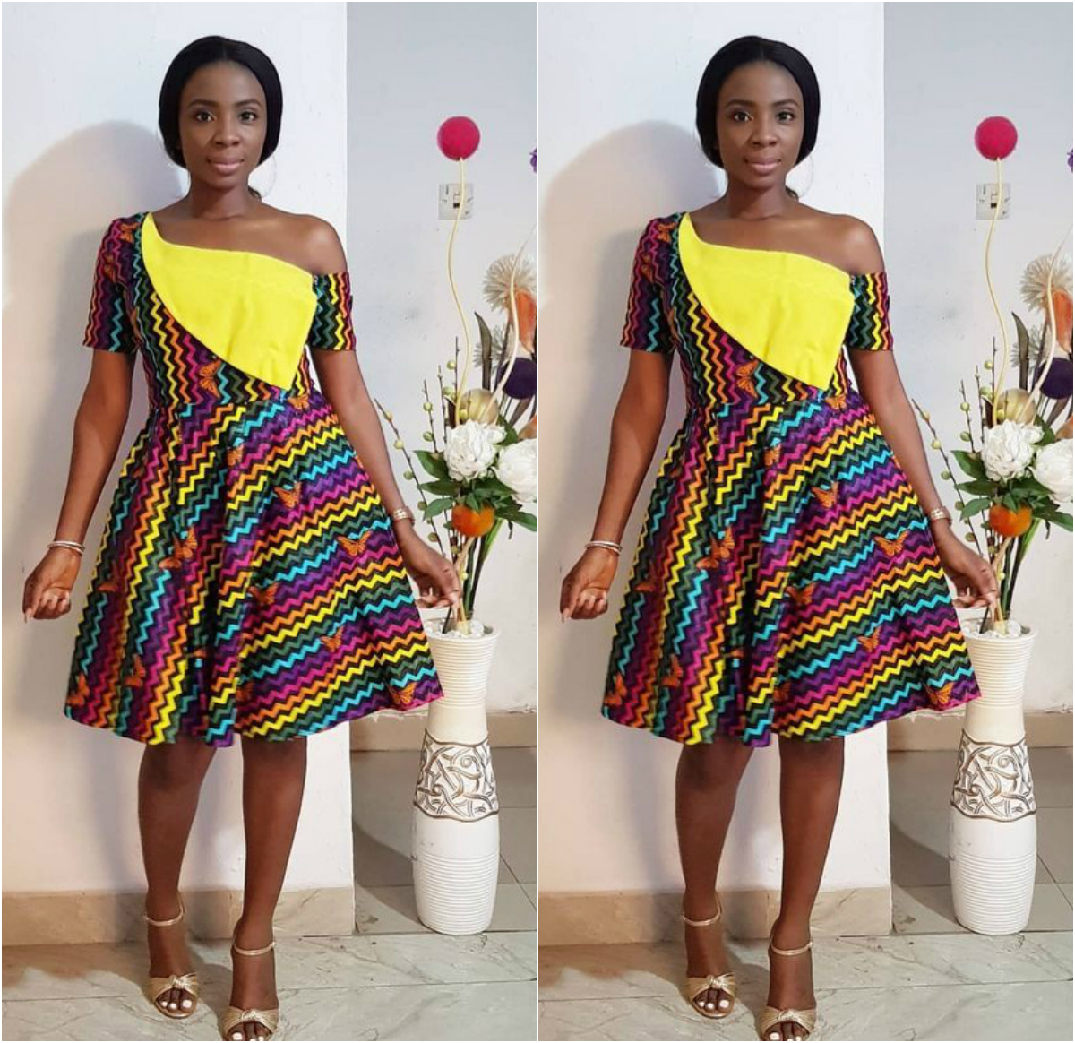 101 Latest Short Gown Ankara Styles For African Ladies