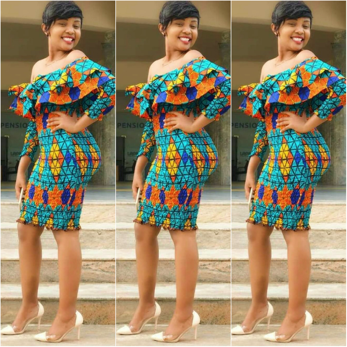 101 Latest Short Gown Ankara Styles For African Ladies